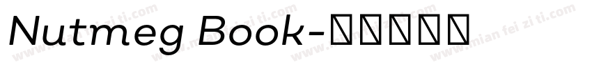 Nutmeg Book字体转换